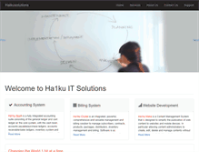 Tablet Screenshot of haikusolutions.com